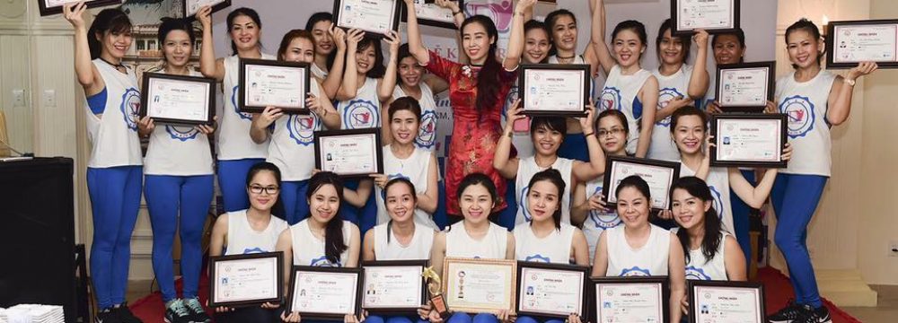 KHAI GIẢNG KHÓA ĐÀO TẠO HLV AEROBIC, YOGA, ZUMBA KHOÁ 36